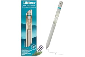 Lifelines Pen Diffuser, Crisp Mountain Air - 1mm Black Ballpoint Pen with Scented Essential Oil Blends – Aromatherapy Diffuser & Sensory Immersion Diffuse Aroma As You Write