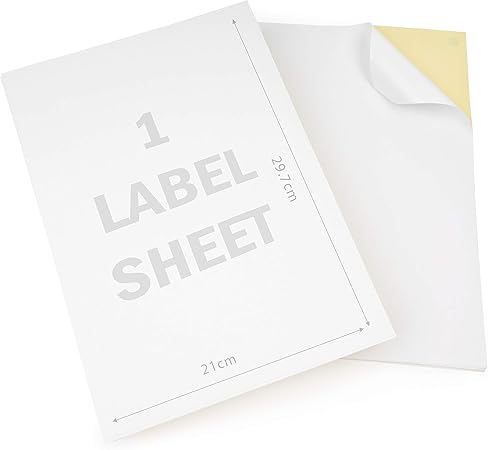 a4 sticky labels 1 per sheet