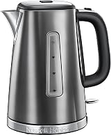 Russell Hobbs Luna Grey 1.7L Cordless Kettle 3kW Fast Boil Quiet view 1
