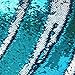 Haperlare 16 X 16 inch Blue Sequin Pillow Cover Mermaid Sequin Pillow Cover Reversible Sequin Pillow Case for Home Party Decorations Best Gifts Lake Blue and Silver Insert not Included