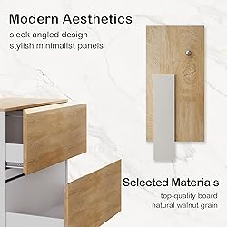 ModernMate 2 Drawer Lateral File Cabinet, Filing