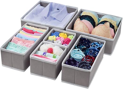 Amazon Com Homyfort Cloth Dresser Drawer Organizers Foldable