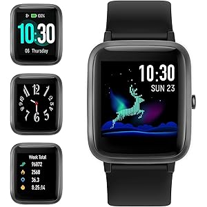 Zeblaze Crystal 2 Smart Watch 1.29-Inch IPS Color Display ...