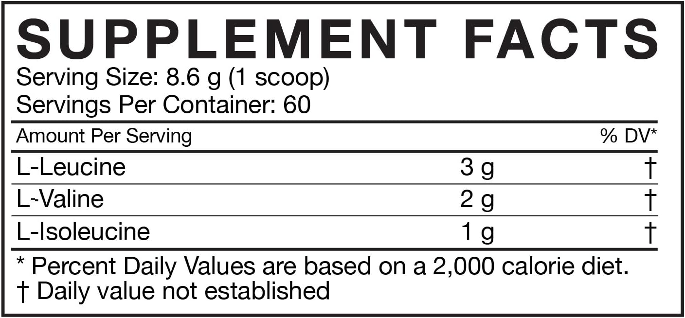 MusclePharm Essentials BCAA Powder, Post-Workout Recovery Drink, Fruit Punch, 60 Servings: Health & Personal Care
