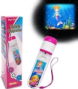 Pup Go Mermaid Torch and Projector Kids 3+ with 24 Images 9 Themes Pink