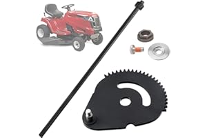 EZYPAK 938-05078 Steering Shaft & 617-04024A Steering Gear Assembly Compatible with MTD/Troy-Bilt/Yard Man/Yard Machines/Bolens Lawn Tractor Replace Number 738-05078, 617-04024, with a Washer