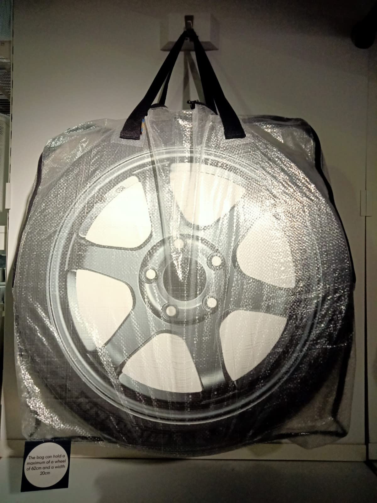 IKEA DIMPA Extra Large Storage Bag, Clear Heavy Duty Bags, Moth and Moisture Protection Storage Bags