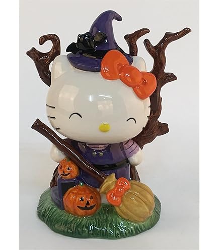 Amazon.com: Blue Sky Clayworks Hello Kitty RIP Haunted Figurine