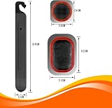 Mobi Lock 24Pcs Bike Patch Kit with Vulcanizing Fluid Rubber Cement Levers view 3