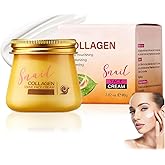 fugit Snail Collagen Face Cream - Collagen Hydrating Anti-Wrinkle and Rejuvenating Cream,Snail Collagen Face Rejuvenation Cream Moisturizer for Women (1)