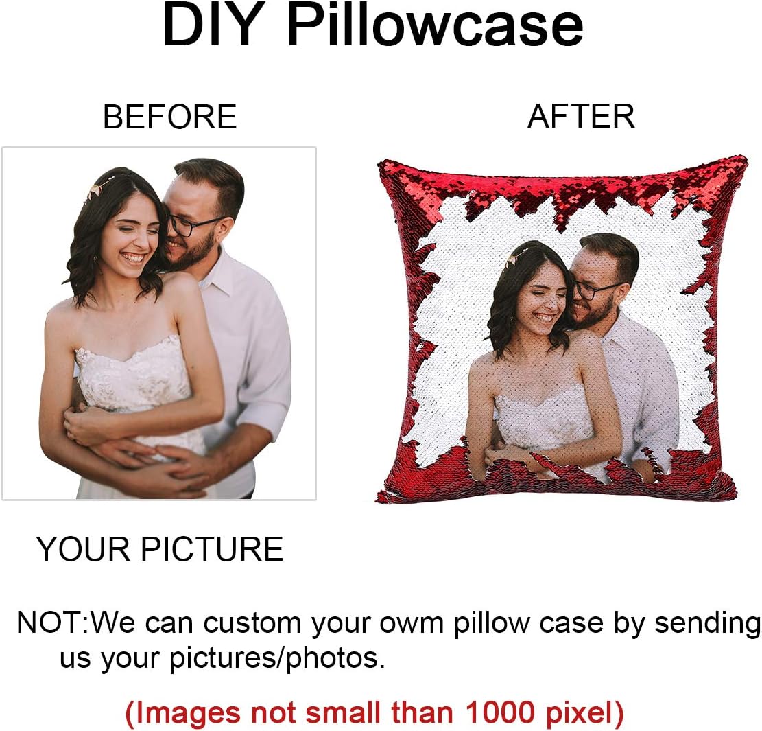 personalized sequin pillow diy