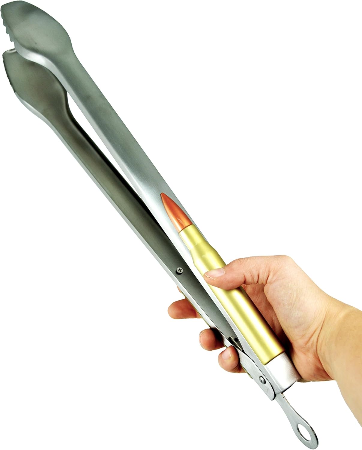 Gibson Bullet Stainless Steel Kitchen & BBQ Tongs - 18.0" (One Pack) : Garden & Outdoor