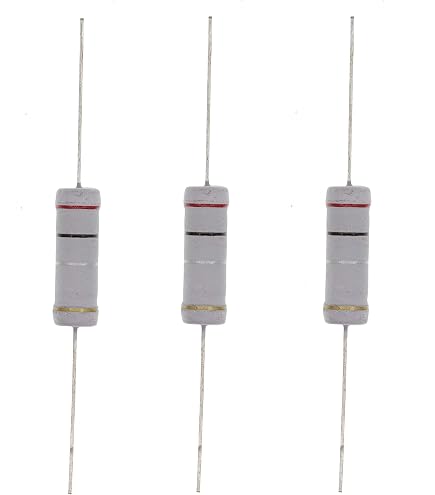Lot De 5 Résistances Bobinées 50W 40 Ohms, Boîtier Aluminium - Pour Circuits électroniques, éclairage LED, Etc. - 5