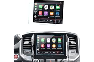 LANTU Car Screen Protector for Dodge Ram 1500 2500 3500 Uconnect 2013-2018 2019 2020 2021 2022 2023 2024 2025 Accessories Navigation Touchscreen Protector Film Tempered Glass HD Clear Anti-Glare 8.4''