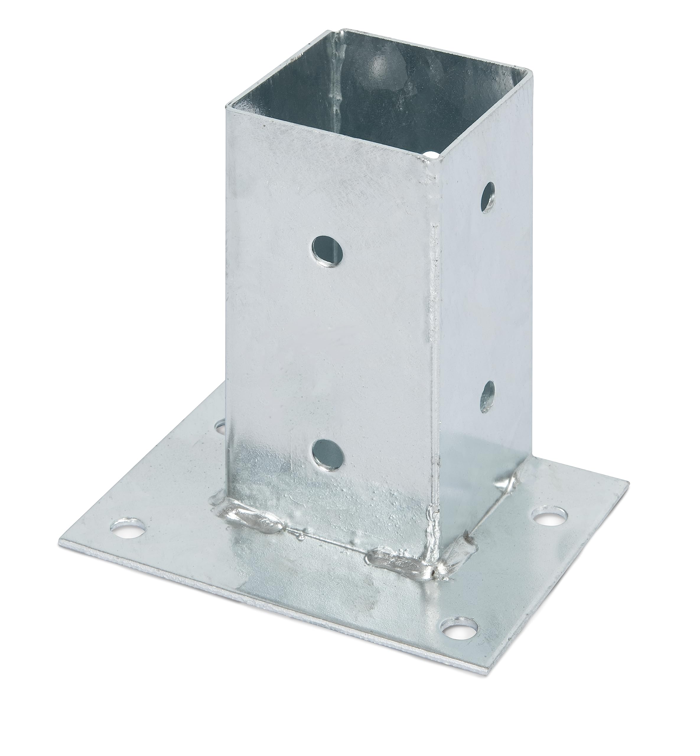 Screw-On Sleeve for Attaching to Posts Hot-Dip-Galvanised