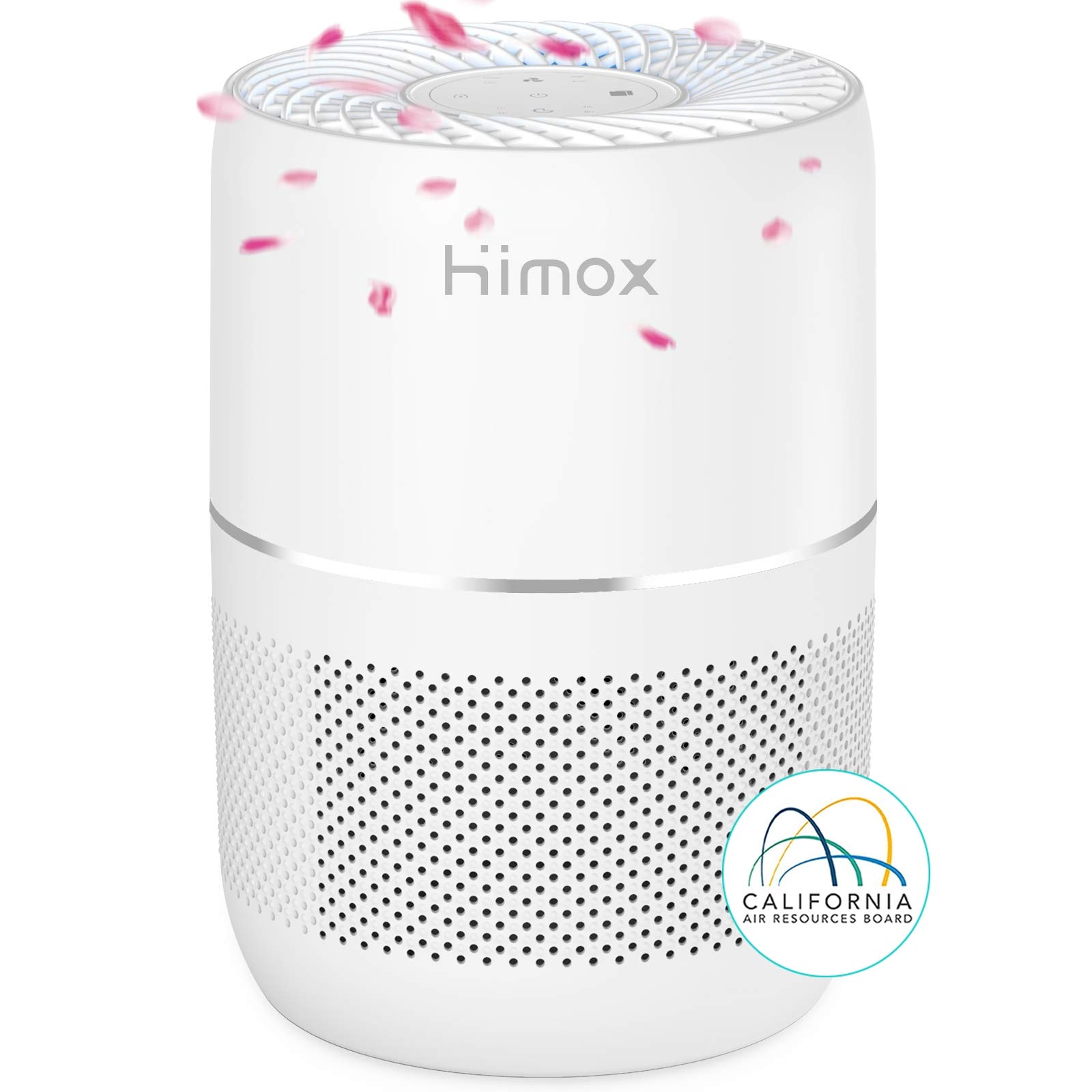 Himox Air purifiers for Smoke Allergies Pets with Medical Grade H13 HEPA Filter Smart Air Quality Sensor Indicator, Remove 99.97% Dust Mold Pollen, Air Cleaners for Home 662sq.ft/30min| H08