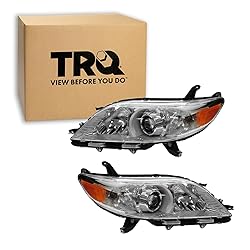 TRQ 2 Piece Headlight Assembly Set Driver
