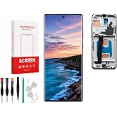 LCD for Samsung Galaxy S20 Ultra Screen Replacement (Silver) | 6.9-Inch Display Touch Screen Digitizer Assembly with Frame and Installation Tools