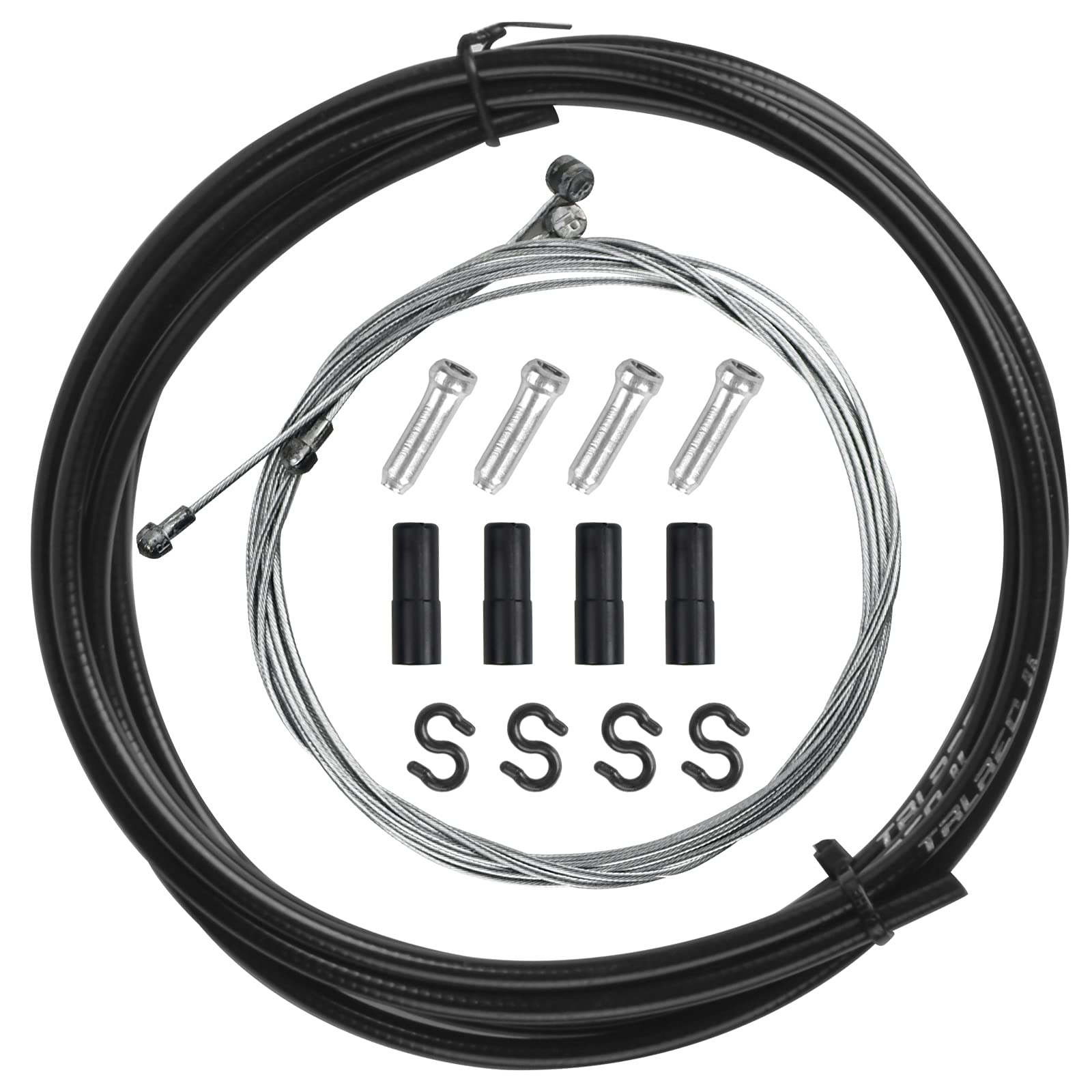 Pinsheng Universal Bicycle Brake Cable Kit, Bike Inner Brake Cable Housing Kit Bicycle Brake Cable Replacement for Mountain Road Bike
