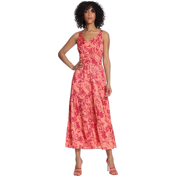 Achanti Pleated Maxi Dress