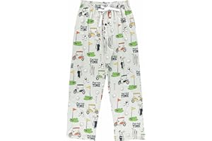 Lazy One Bear & Bigfoot Pajama Pants For Men, Men's Separate Bottoms, Lounge Pants, Funny, Humorous