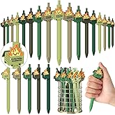 Sayglossy 30 Pcs Dumpster Fire Gifts Funny Dumpster Fire Ballpoint Pens Emotional Appreciation Support Pens Gifts for Employee Coworkers Staff Team Office Christmas (Fine)