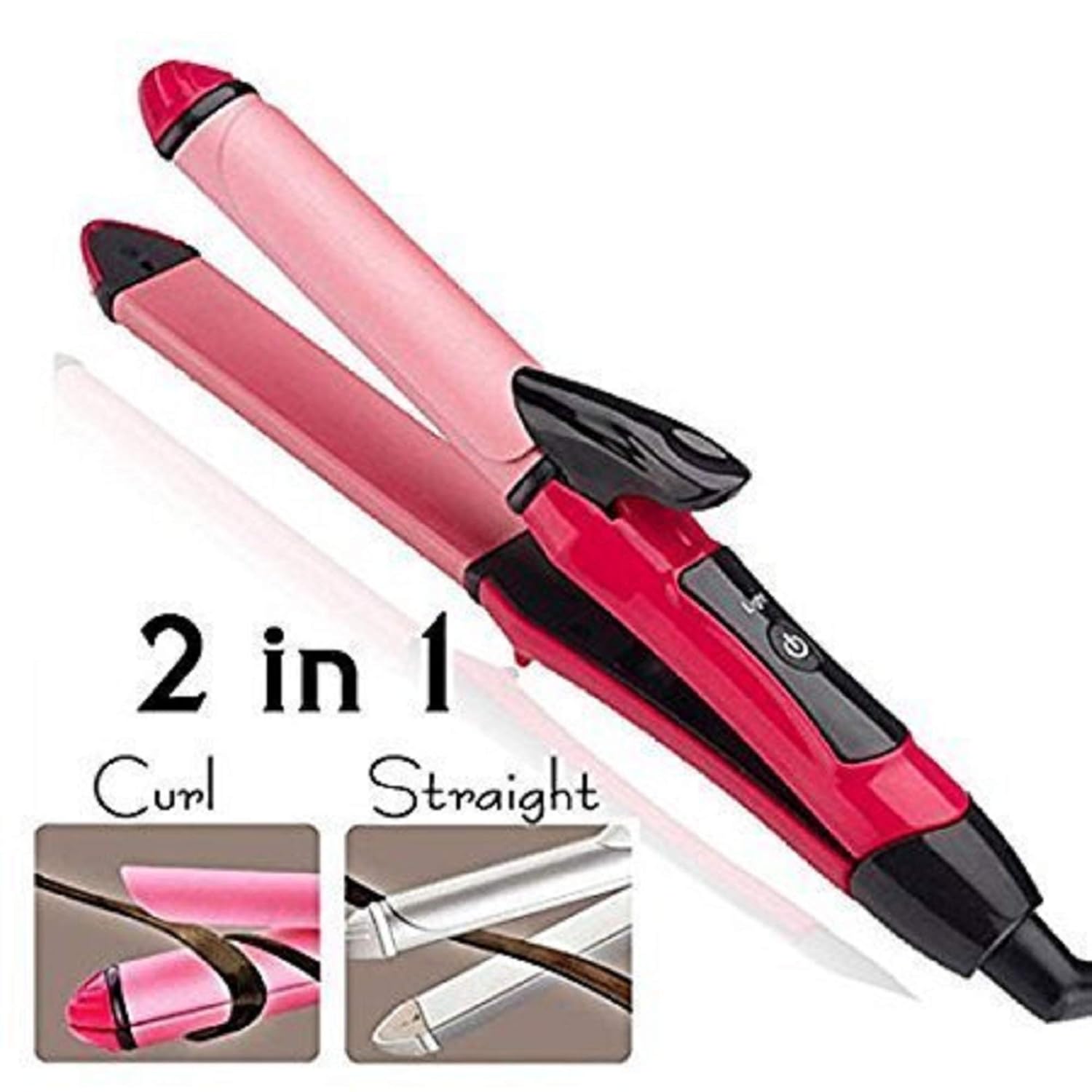 NRMART Professional Hair Straightener and Curler 2in1 Beauty Styler Set Amazon.in Health