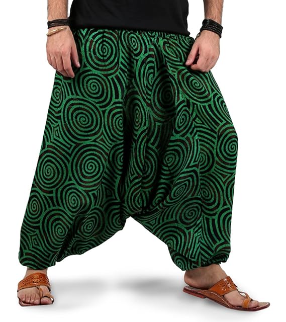 The Harem Studio Hombre Mujer Pantalones Harem Unisex Bombachos