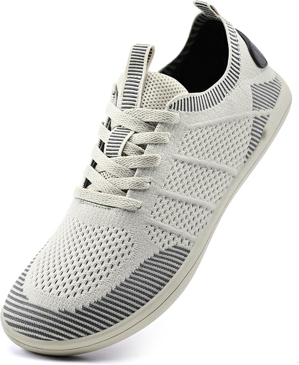 IceUnicorn Breite Barfuss Schuhe Damen Barfußschuhe Leichte Zero-Drop Atmungsaktiv Unisex Herren Minimalistische Outdoor