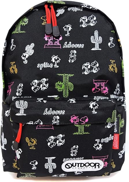Amazon Co Jp アウトドアプロダクツ Outdoor Products キッズ リュック キャラクター キッズ レディース リュックサック デイパック アウトドア Sy701blk スヌーピー シューズ バッグ