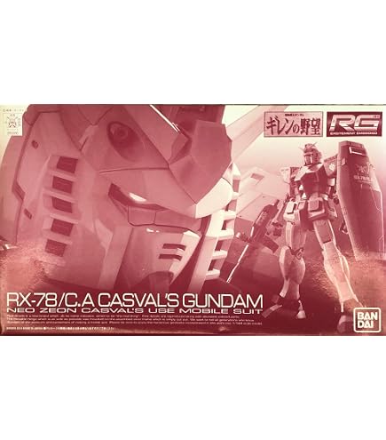 Amazon.com: RG RX-78-2 Gundam & UCHG Char's Zaku II Head P-Bandai