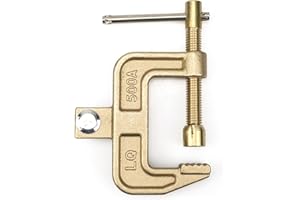Vaphy 500A G-shape Welding Ground Clamp Brass Welding Ground Earth Clamp Suitable for MIG MMA TIG ARC