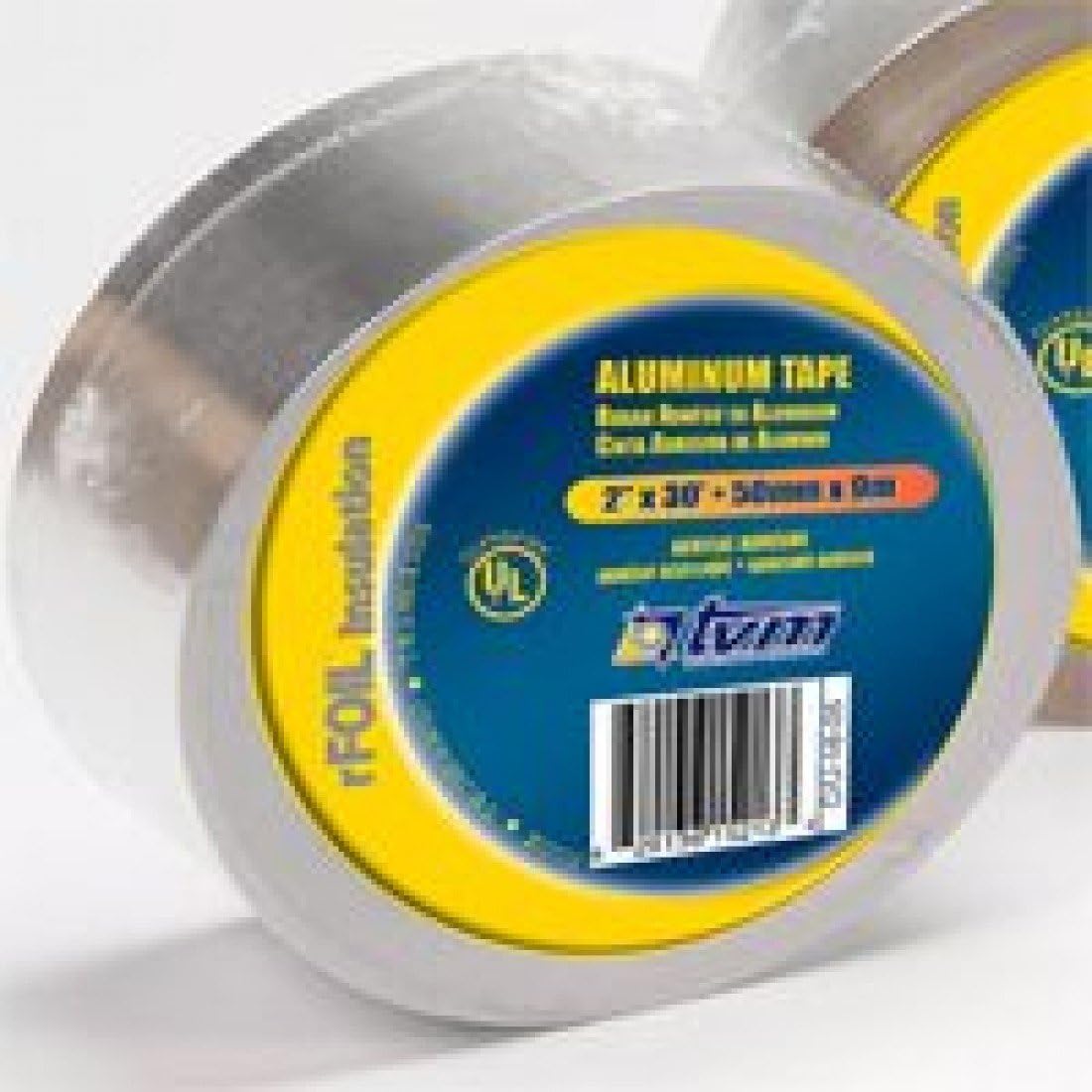 TVM 15211 TR2X030 Foil Tape, 2" x 30' roll, Metalized Aluminum