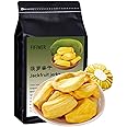 Gluten Free Organic Dried Jackfruit Chips，Jackfruit Dried Fruit Snacks4.6oz/130g,Vegan，Fragrant and crispy,Very good snacks