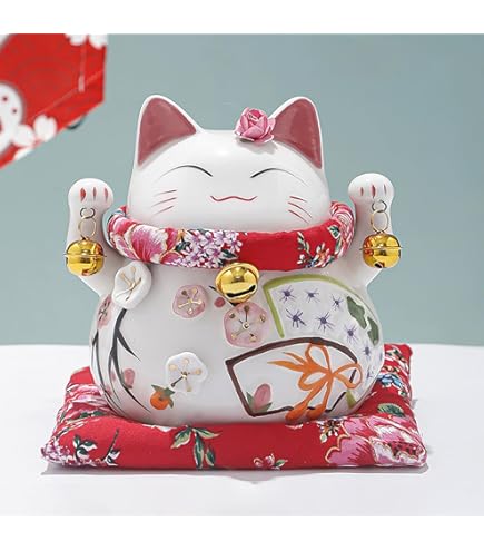 その他 lucky cat coin bank Amazon.com: Lucky Cat Coin Bank Style Ornately Decorated