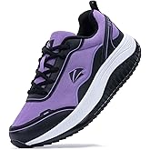 QAUPPE Womens Walking Shoes with Arch Support Wide Orthotic Athletic Sneakers Plantar Fasciitis Tennis for Heel and Foot Pain Relief