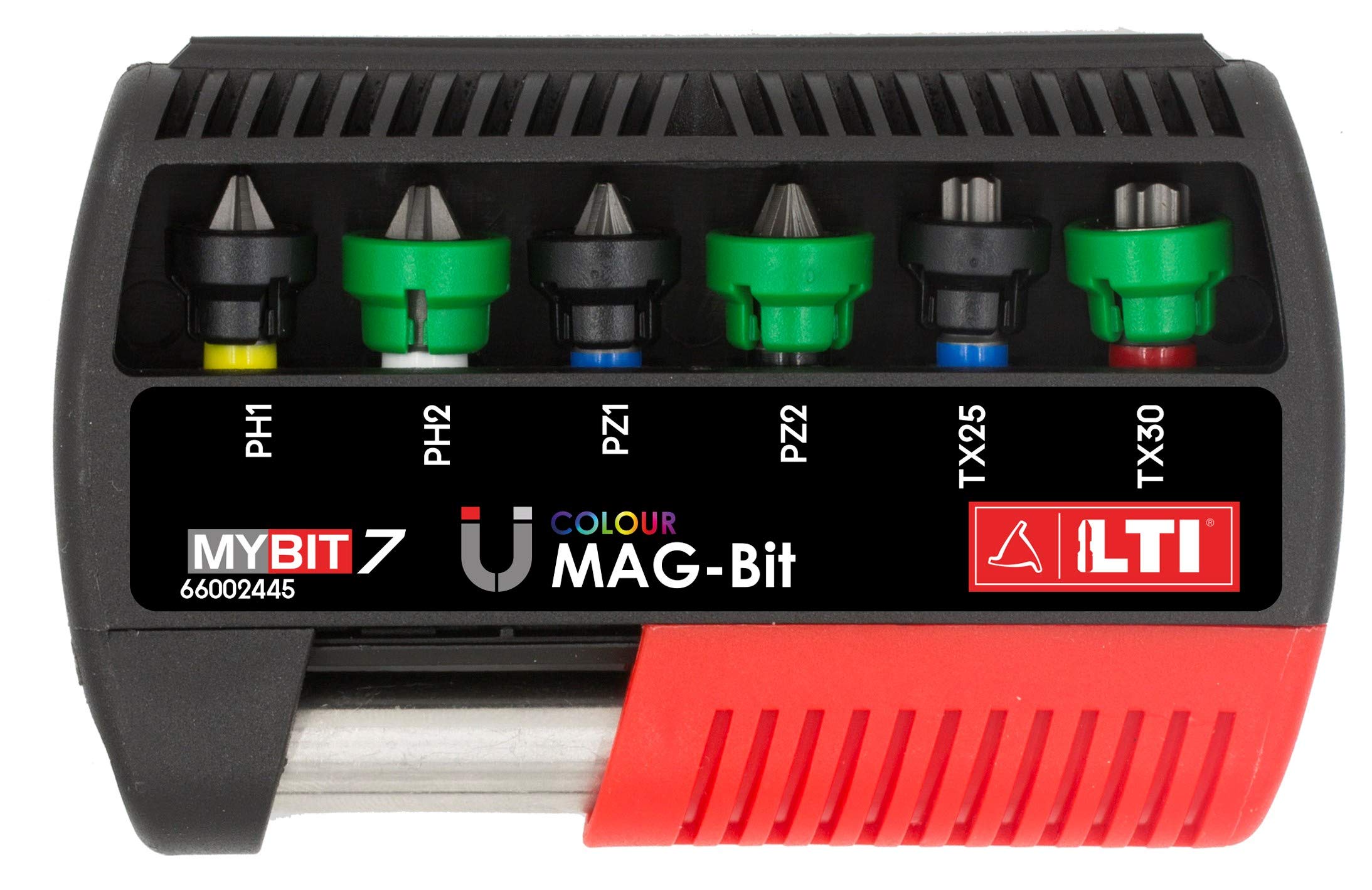 LTI by Krino Mag-Bit 66002445 Set with Magnetic Holder MyBit7-7 Pieces