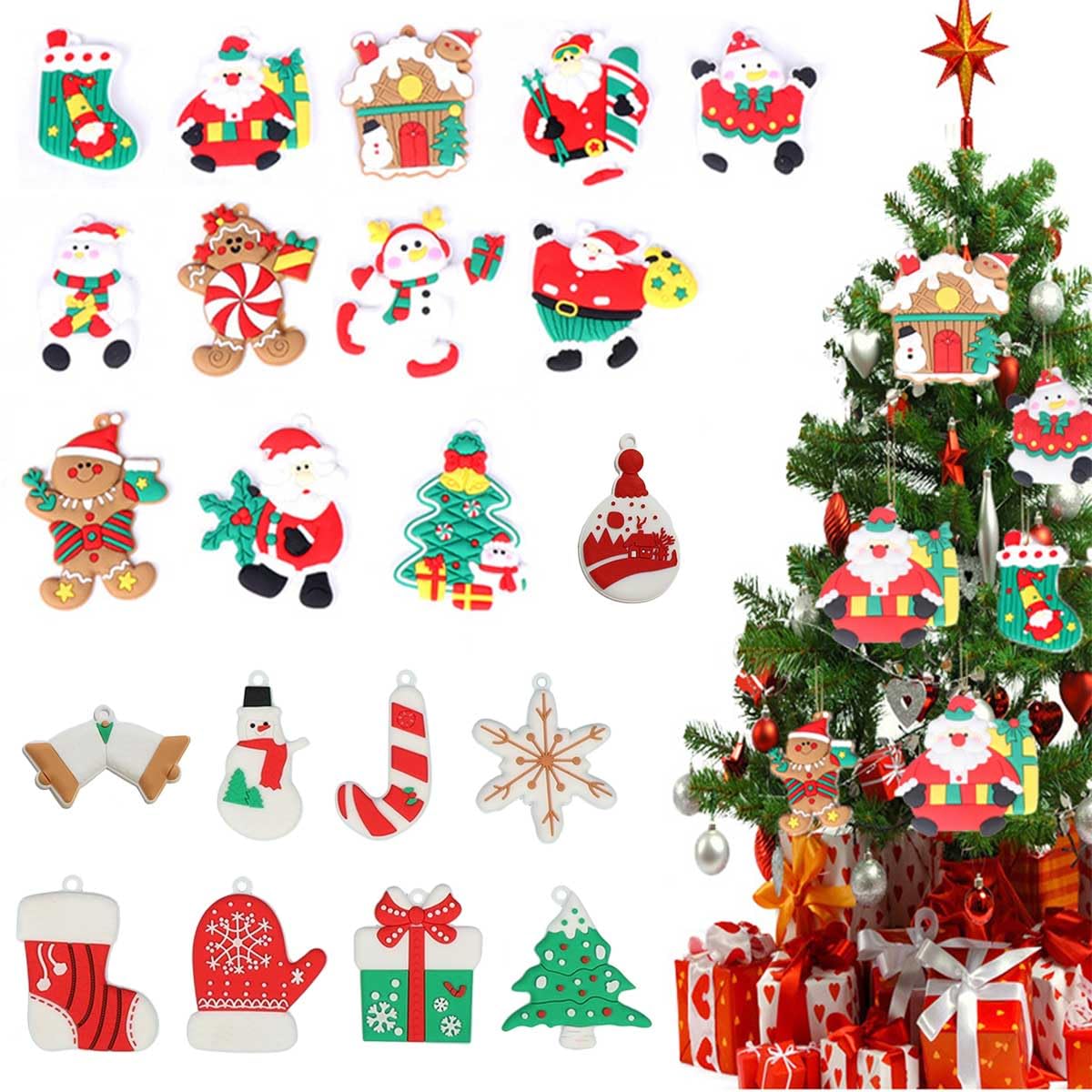 iikuru ya182 Christmas Ornament, Christmas Tree, Ornament, Santa Claus, Miscellaneous Goods, Tree, Decoration, Interior Decoration, 21 Piece Set