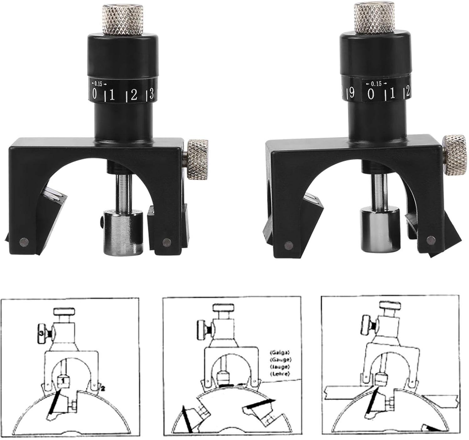 KUIDAMOS 2pcs Planer Knives Magnetic Planer Blade Setting Jig Gauge Setter Woodworking Tool - Image 5