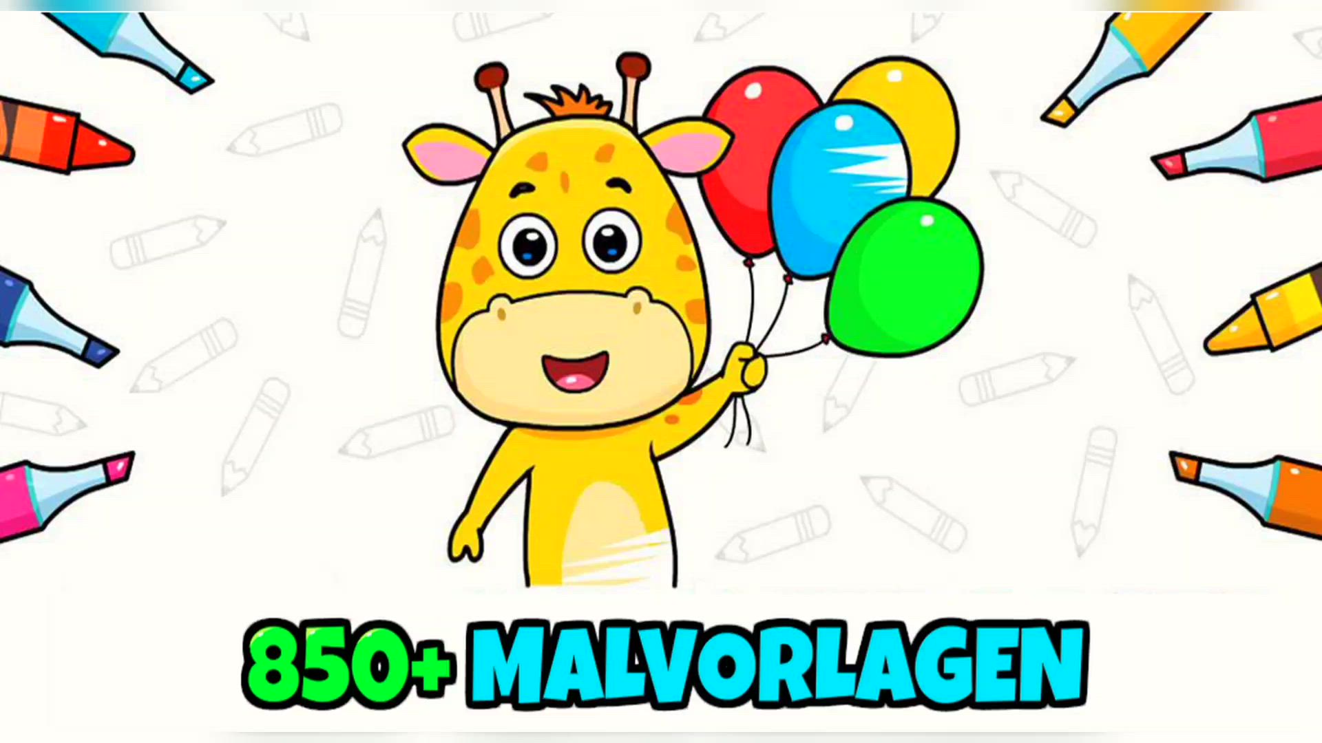 Malbuch für Kinder- Baby Zeichnen, Ausmalspiele, Malen nach Zahlen für
