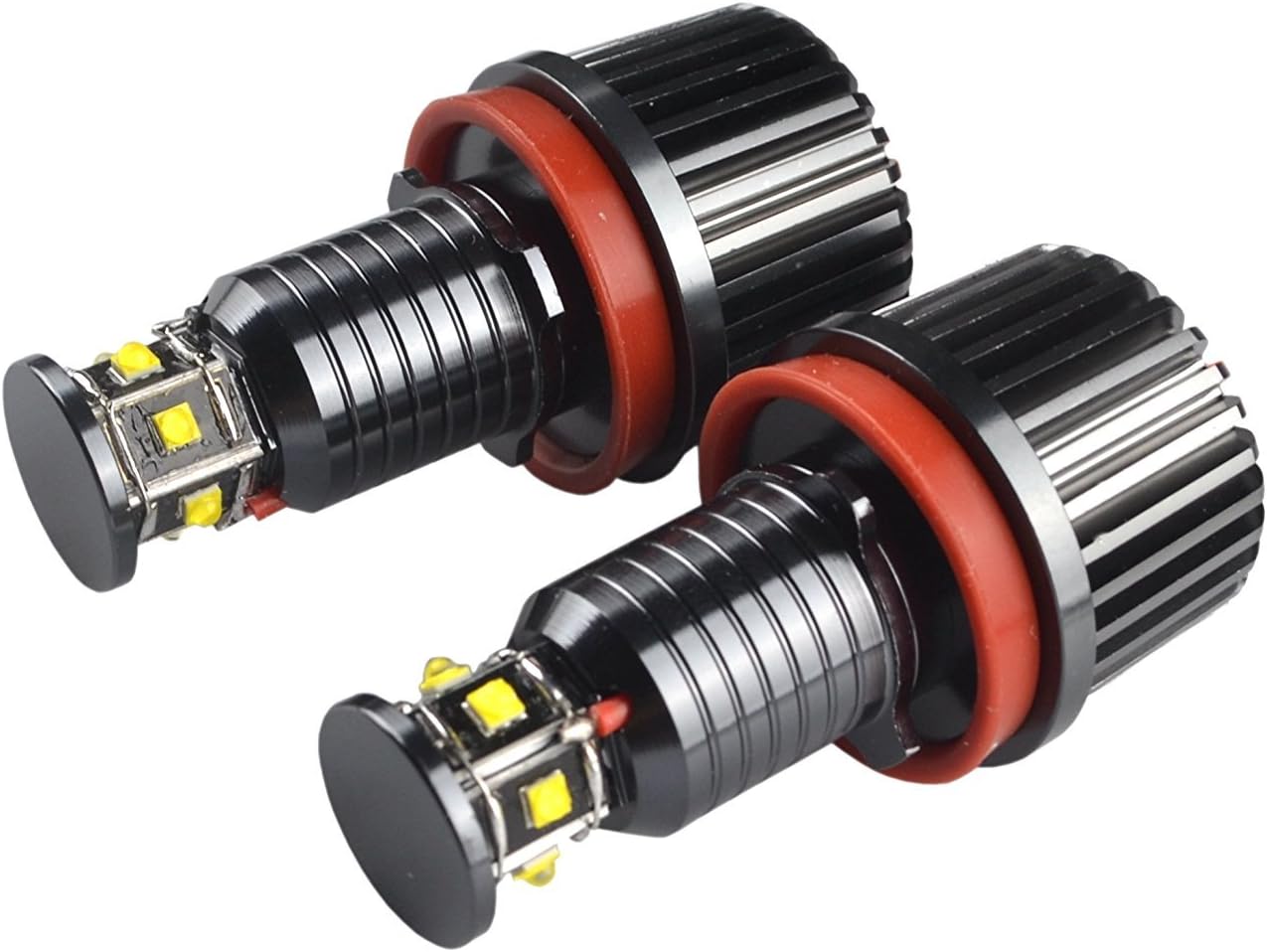 Angel Eyes H8 60W CREE LED Halo Ring Light DRL Canbus Error Free 6000K Xenon White Bulb For E90 E92 E82 E60 E70 E71 E84