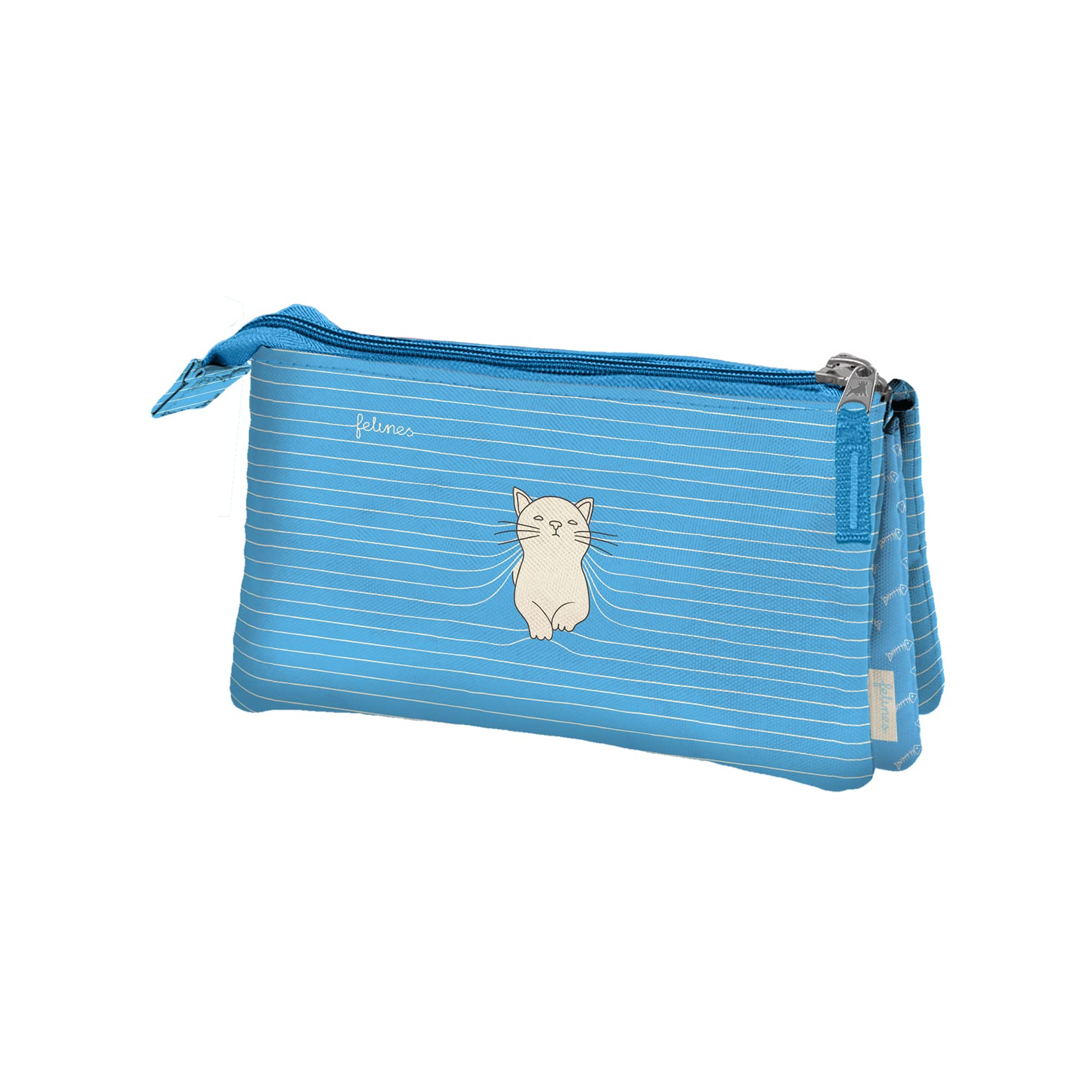 Triple pencil case - Santoro Felines