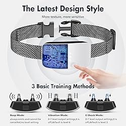 NBJU Bark Collar for Dogs,Rechargeable Anti Barking