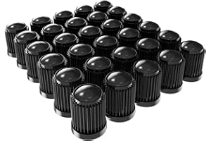 Tire Valve Caps Universal Stem Covers (25 PCS) B001TC-CFBA 25Pcs Tire Valve Caps Plastic Wheel Tyre Stem, Dust Covers for Car