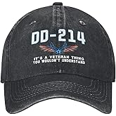DD-214 Hat Veteran Baseball Cap,Funny Military Gifts for Men, Patriotic Veteran Day Gifts for Retired Soldiers