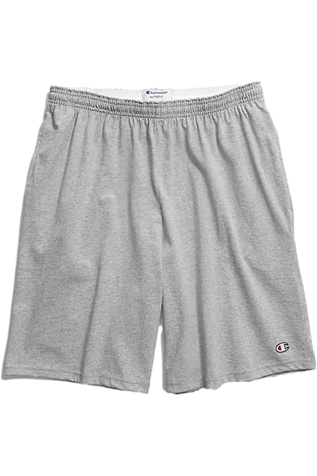 champion heavyweight grey sweat shorts