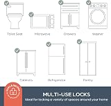 Dreambaby Twist 'N Lock Multipurpose Latch White 6 Pack Model G1435 view 5