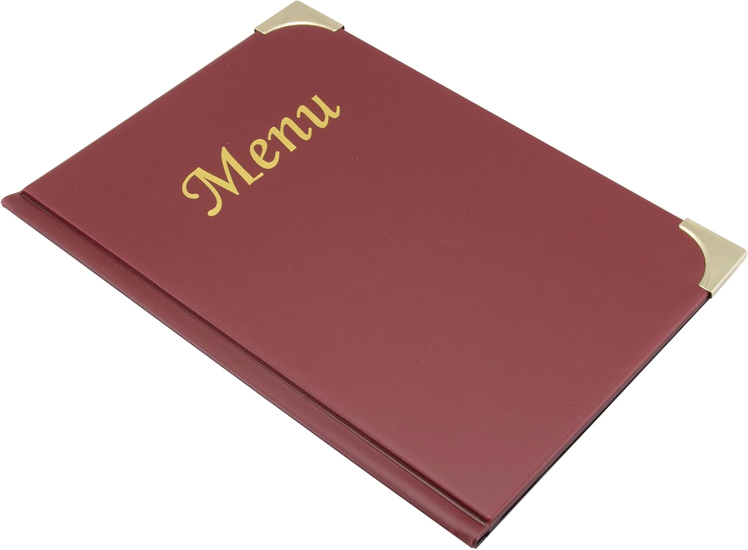 Securit Basic Range A5 Menu Holder with 2 Double Insert, Wine Red - Image 4