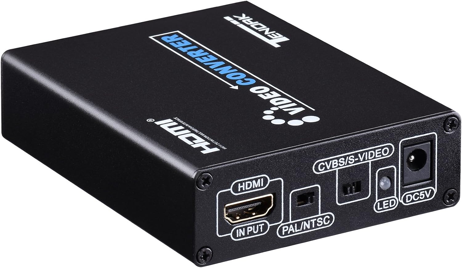 Tendak HDMI to Composite 3RCA AV S-Video R/L Audio Video Converter Adapter Upscaler Support 720P/1080P with RCA/S-video Cable for PC Laptop Xbox PS3 TV STB VHS VCR Camera Blue-Ray DVD - Image 3