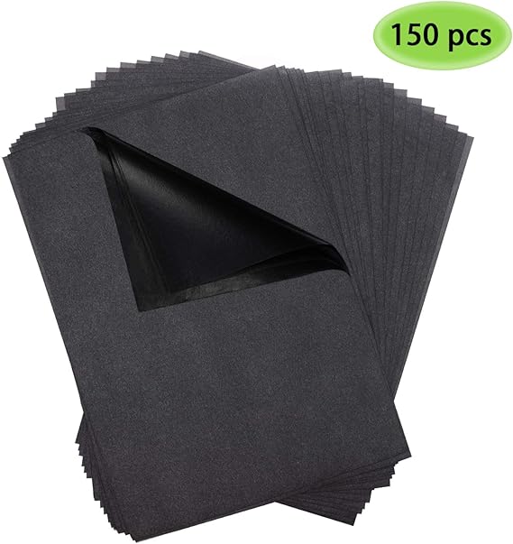 Carbon Paper Transfer Tracing Black Graphite